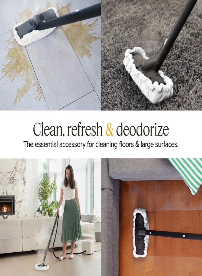 Dupray Large Rectangle Bonnets - Reusable Microfiber Steam Cleaner Pads, Heavy-Duty Steam Mop Accessories for Deep Cleaning Floors, Tiles, Grout, Walls, Kitchen Surfaces - Pack of 5 White - Image 3