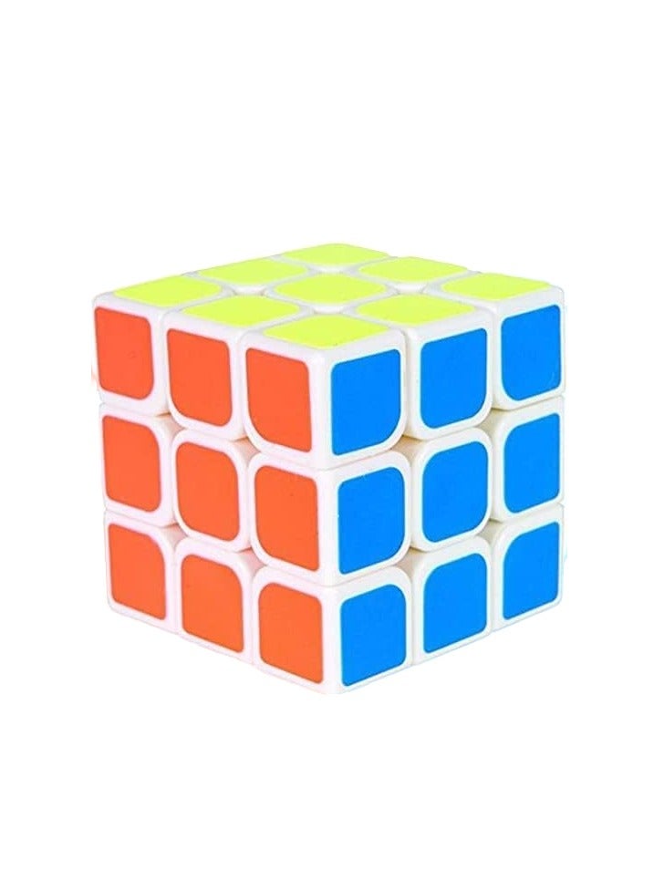 حزمة من مكعبين،مكعب سرعة تحول سلس مكعب سحري 5.5 × 5.5 × 5.5 سم مكعب لغز تحفيز الدماغ (2.4 بوصة) - Image 4