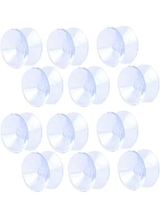 Double Sided Suction Cup Pads PVC Non Slip Spacers 20mm Diameter For Glass Table Tops - Image 1