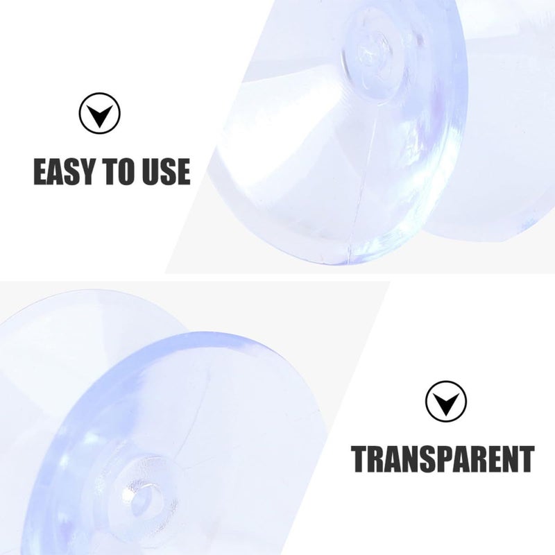 Double Sided Suction Cup Pads PVC Non Slip Spacers 20mm Diameter For Glass Table Tops - Image 4