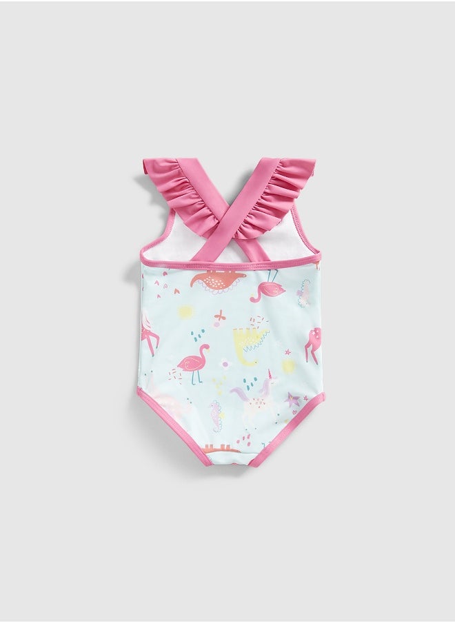 mothercare - Cross-back Swimsuit - Image 1