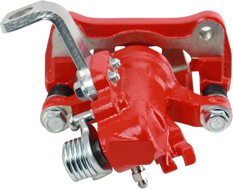 TRQ Rear Performance Brake Caliper Set Red for Acura Integra and Honda Civic - Image 4
