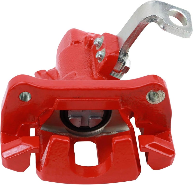 TRQ Rear Performance Brake Caliper Set Red for Acura Integra and Honda Civic - Image 5