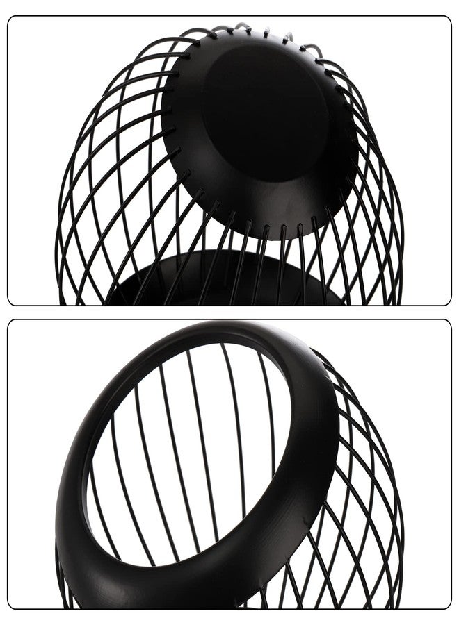 TOPZEA Coffee Pod Holder, Large Capacity Metal K Cups Holder Organizer Coffee Capsule Container Basket, Espresso Pods Storage for Counter, Bar Station Accessories, Black - Image 3