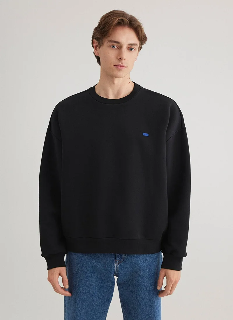 MAVI Crew Neck Black Sweatshirt