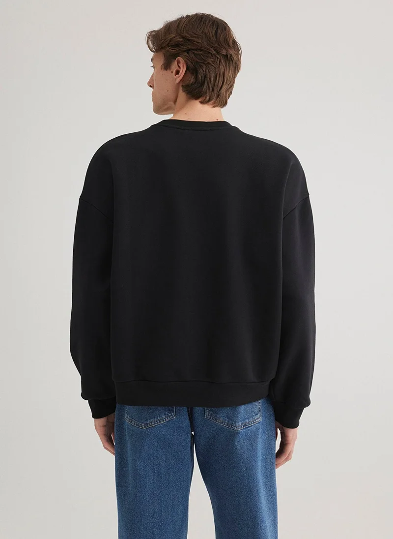 MAVI Crew Neck Black Sweatshirt