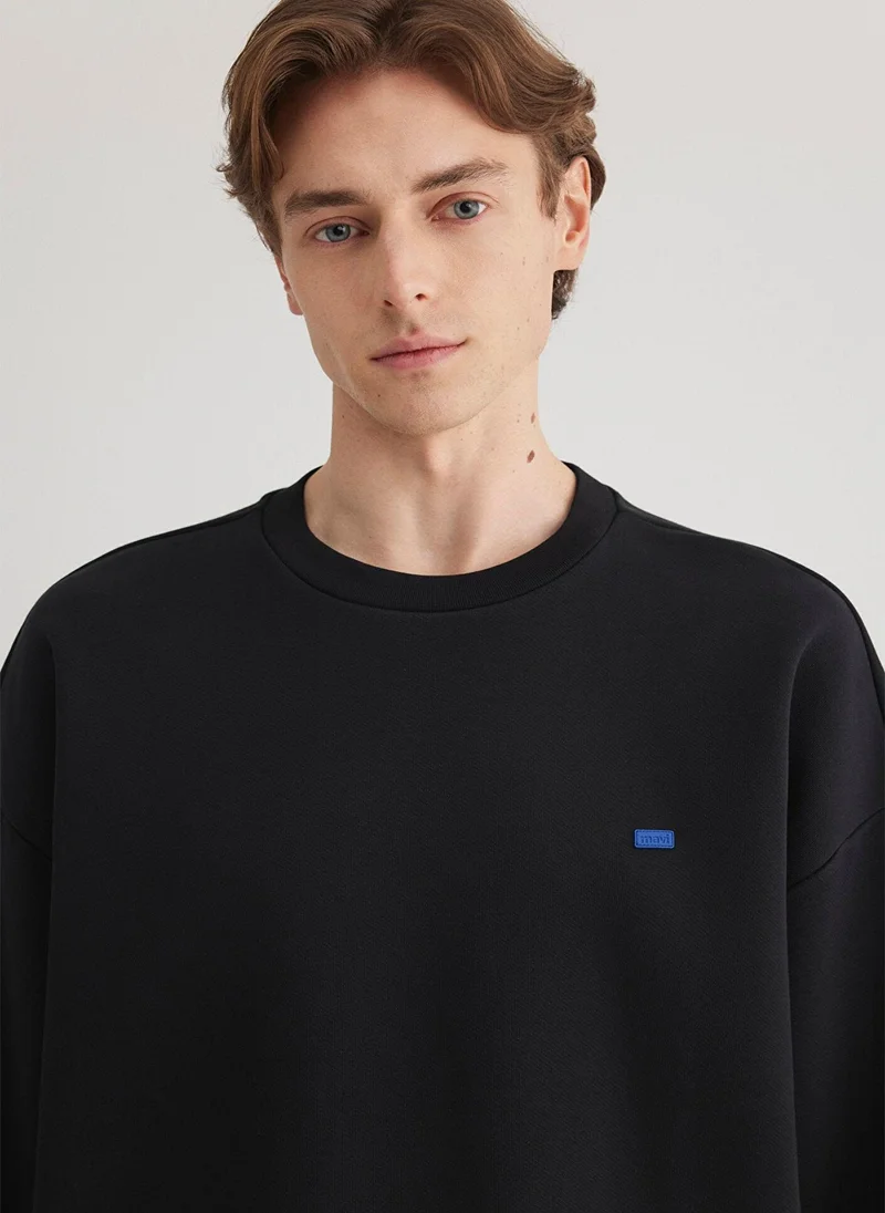 MAVI Crew Neck Black Sweatshirt