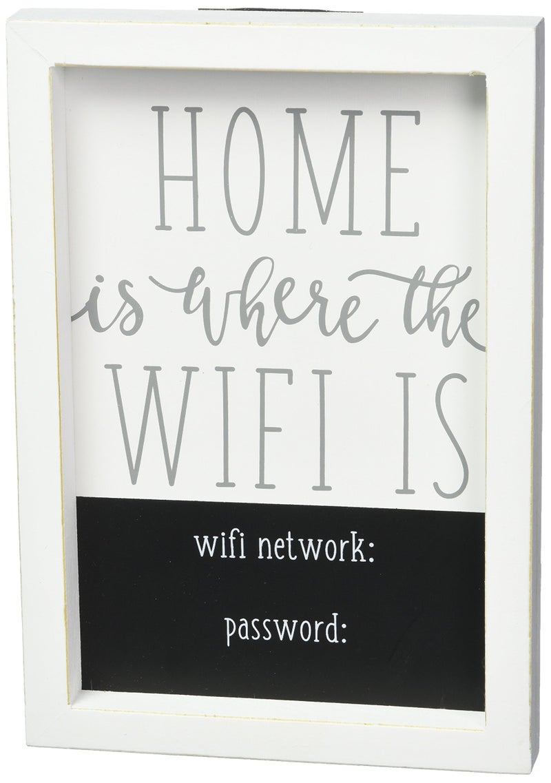 Mud Pie WiFi Home Decor Plaque
