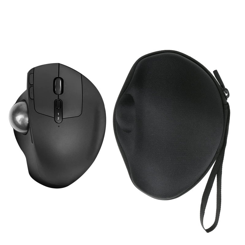 co2CREA Hard Case Replacement for Logitech MX Ergo S/MX Ergo Wireless Trackball Mouse (Black Case) - Image 3