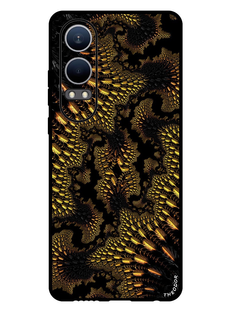 Theodor Protective Case Anti Scratch Shock Proof Bumper Cover For OnePlus Nord CE4 Lite fractal_abstraction_sinuous  - Image 1