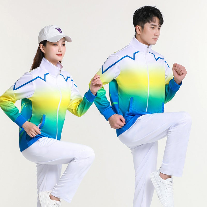 Square Dance Sports Suit Broadcasting Gymnastics Workplace Gymnastics Aerobics Hiking Team Walking Team Team Uniform
