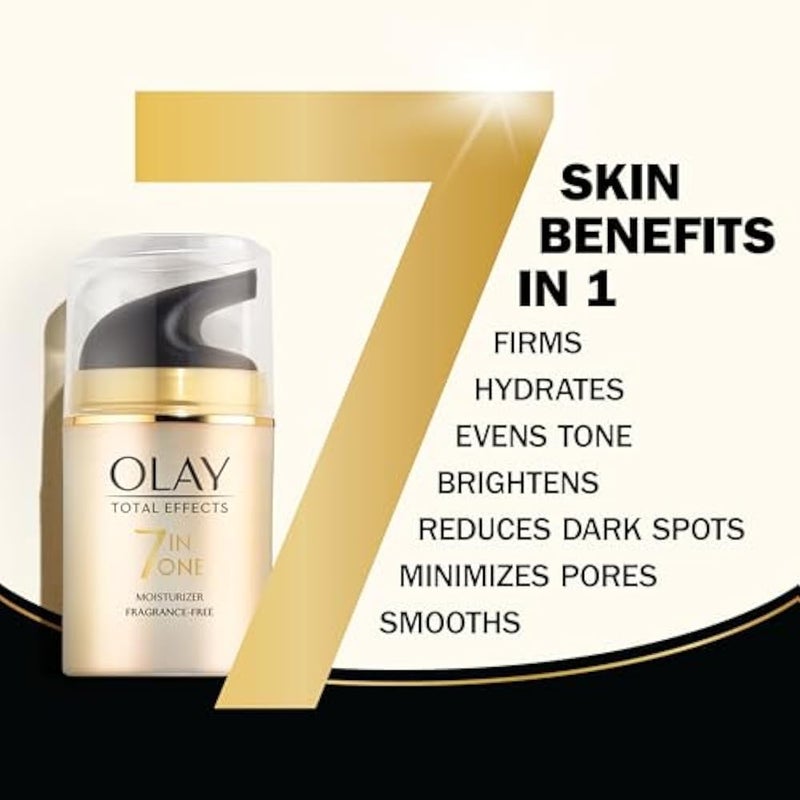 Olay Total Effects Anti-Aging Fragrance Free Moisturizer 1.7 Fl Oz - Image 2