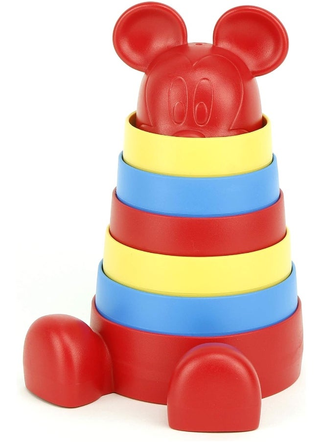 Green Toys - Green Toys Disney Baby Exclusive - Mickey Mouse Stacker, Red - Image 1