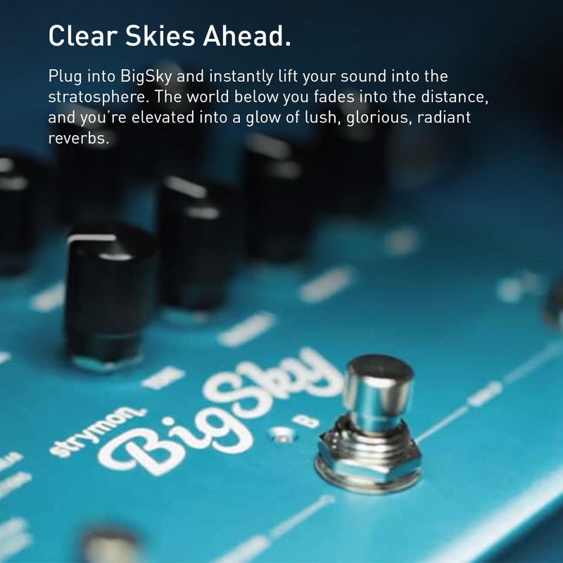 Strymon BigSky Multi Reverb Guitar Effects Pedal with 12 Unique Reverb Machines for Electric and Acoustic Guitar, Synths, Vocals and Keyboards - Image 2