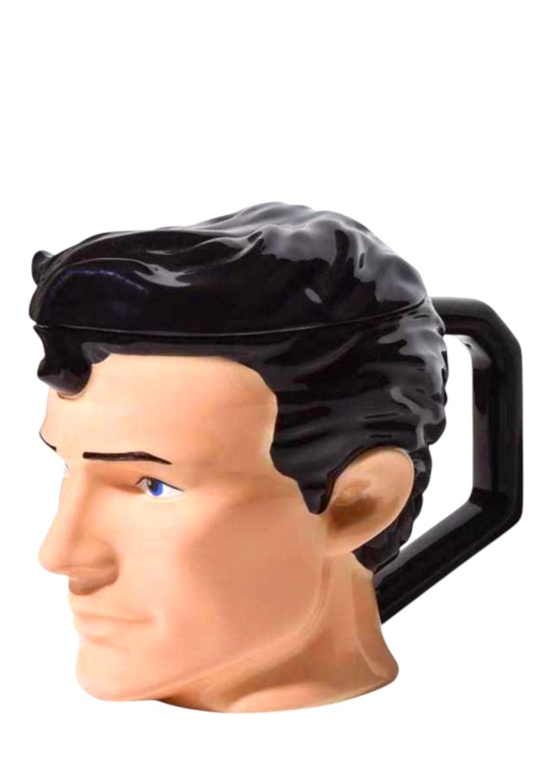 DC Comics 3D Porcelain Superman Mug with Lid Innovative Design for Hot Drinks, Coffee, Tea, Hot Chocolate - Image 2