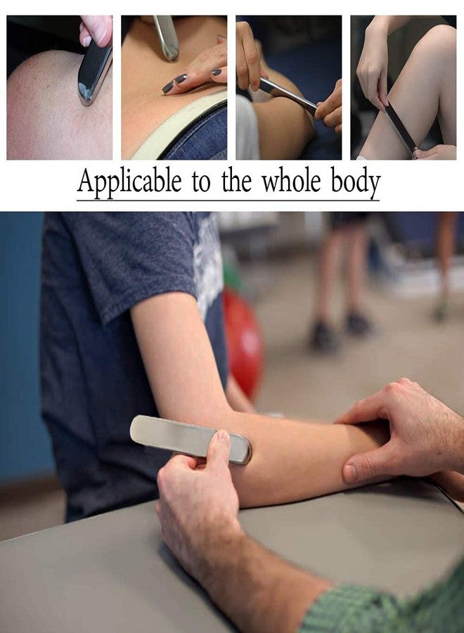 Allshow Gua Sha Massage Tools - Stainless Steel Scraping Tool for Scar Tissue and Soft Tissue Treatment - Image 2