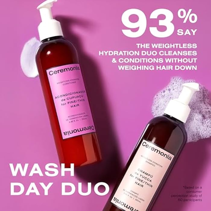 Ceremonia Women's Weightless Hydration Conditioner, Multicoloured, 8.50 Fl Oz (Pack of 1) - Image 5