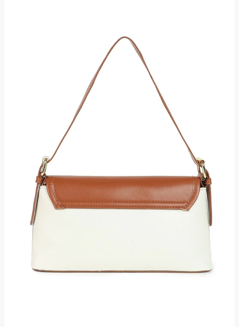 Haute Sauce Colour block Sling Bag with Zip Lock