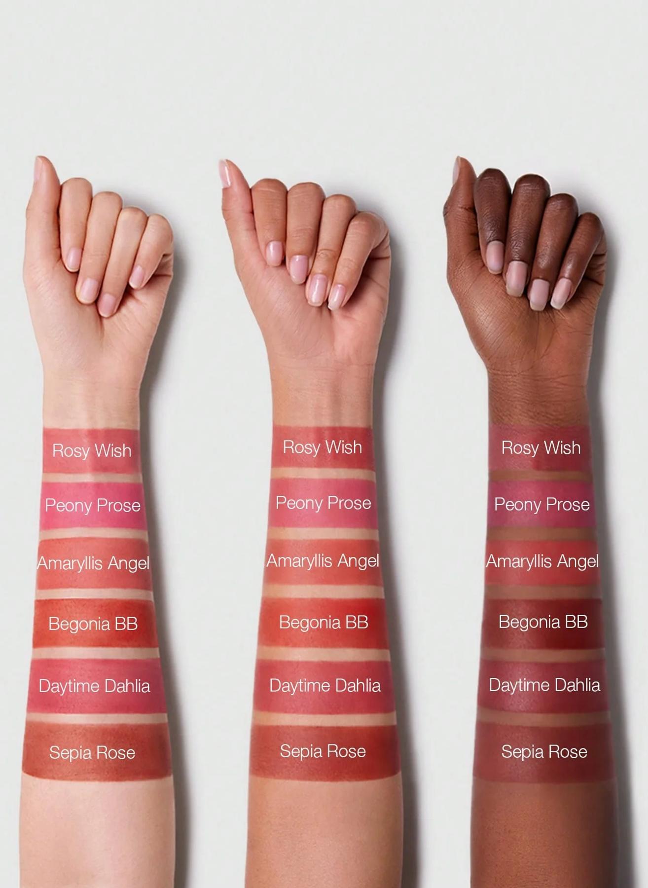 باليت أحمر خدود فلورال فلاش ٦ ألوان بودرة مضغوطة