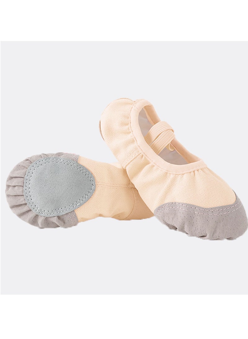 LAIAOCISI Ballet Shoes For Kids Girls or Women Indoor Ballet Slipper Dance Shoes Canvas Ballet Shoes Yoga Shoes (With bag)For Ballet Dance Practice Gymnastics Yoga Modern Dancer  - Image 2