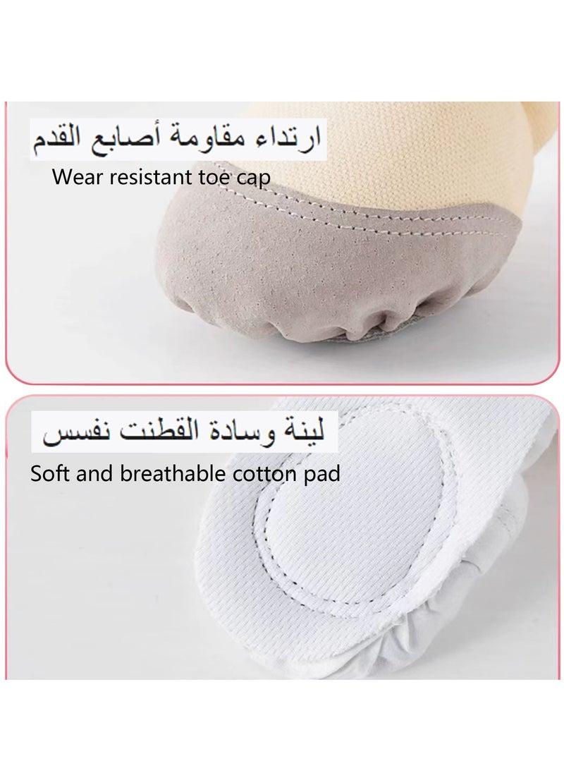 LAIAOCISI Ballet Shoes For Kids Girls or Women Indoor Ballet Slipper Dance Shoes Canvas Ballet Shoes Yoga Shoes (With bag)For Ballet Dance Practice Gymnastics Yoga Modern Dancer  - Image 4