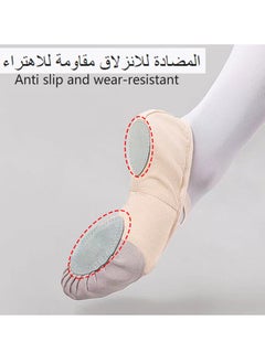 LAIAOCISI Ballet Shoes For Kids Girls or Women Indoor Ballet Slipper Dance Shoes Canvas Ballet Shoes Yoga Shoes (With bag)For Ballet Dance Practice Gymnastics Yoga Modern Dancer  - Image 5