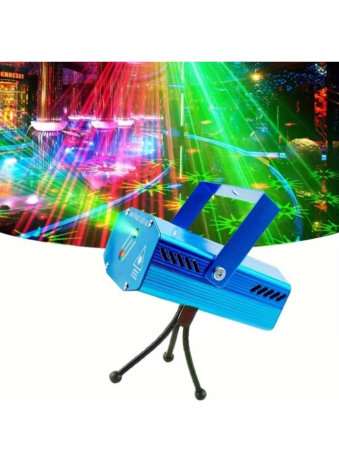 ALLTEC Mini LED Laser Projector, Multi-Color Disco Stage Light for Birthdays, Diwali, Navratri, Weddings & Special Events - Image 1