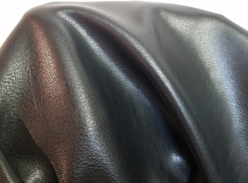 NAT Leathers Black Soft Faux Vegan Leather PU - 1 Yard (36" x 54") - Image 2