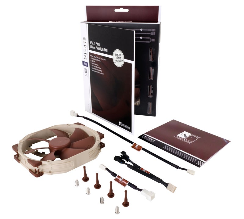 Noctua NF-A15 PWM, Premium Quiet Fan, 4-Pin (140mm, Brown) - Image 5