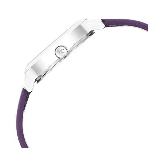 Fastrack Stunners Quartz Analog Lavender Dial Purple Leather Strap Watch for Girls - NS6267SL01 - Image 3