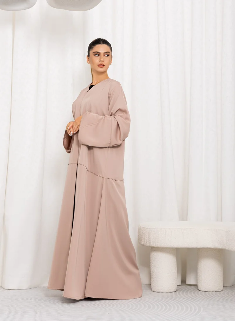 Nikias Light pink Nida fabric with Cuts