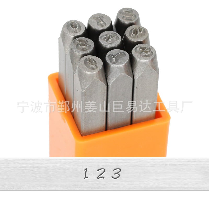 Digital Punch, Letter Punch, Steel Lettering Mold, English Digital Steel Stamp, Leather Logo Seal, Jewelry Engraving Tool - Image 1