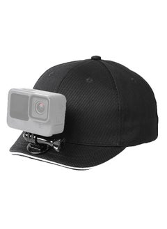 SYOSI SYOSI Action Camera Baseball Cap Mount, Baseball hat Mount for Action Camera, Adjustable Mount Compatible with GoPro 5 Session Hero 9/8/7/6/5/4/3 Plus/3/2/1/DJI OSMO Action Cameras (Black)  - Image 1