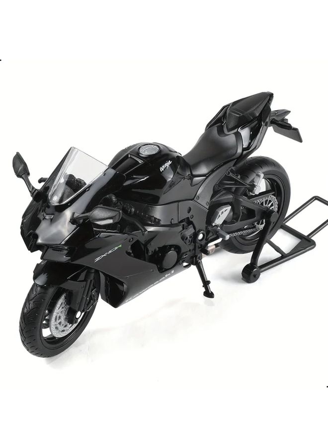 WELLY 1 12 Scale Kawasaki Ninja Black Motorcycle Model Superbike Realistic Decor Collectible - Image 5