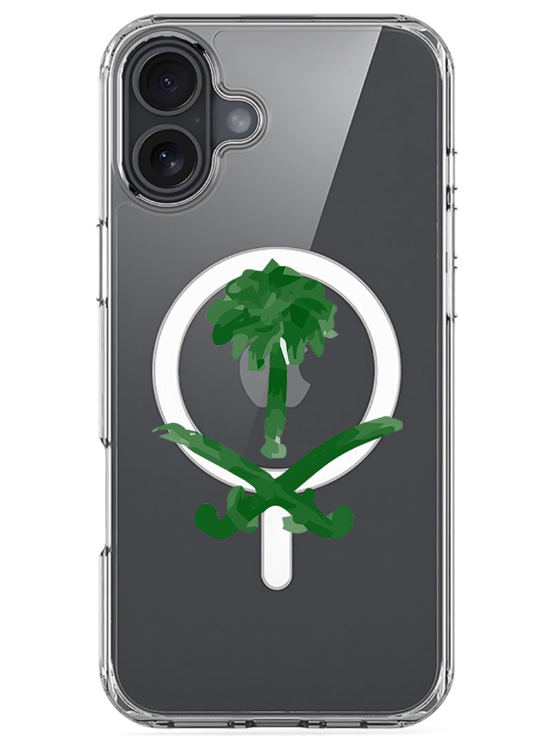 Theodor Magnetic Case for Apple iPhone 17 Compatible with MagSafe Wireless Charging, Shockproof Phone Bumper Cover - KSA symbol - Image 1