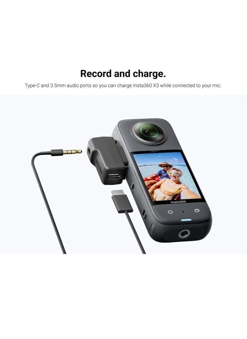 Insta360 - محول ميكروفون Insta360 X3 CINSBAQ/A - Image 1