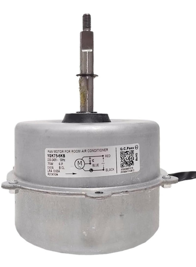 YDK Air Conditioning Outdoor Unit Heat Dissipation Fan Motor YDK75-6KB Single Asynchronous Motor  - Image 1
