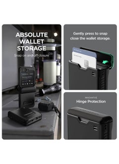 VRS Design Terra Guard Active Go Samsung Galaxy Z Flip 5 Case Cover Wallet with [Hinge Protection] and [2 Card Holder] Slot - Matte Black  - Image 2