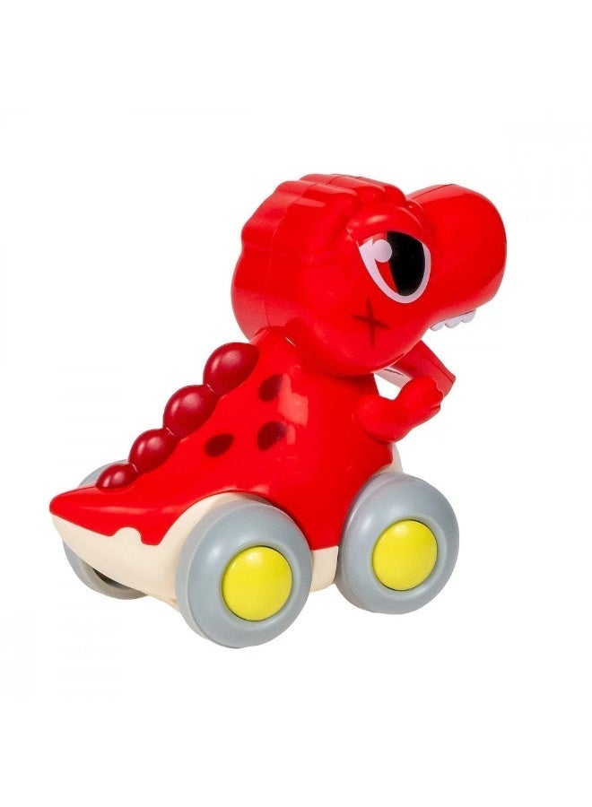 Hola Cool Run Dinosaurs Friction Powered Push and Go Toy, Red, 18M+, Cute Movement - Image 3
