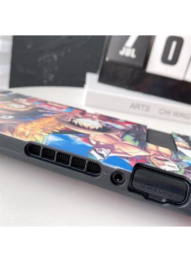 Generic - Applicable Switch Game Console Protective Cover Nintendo Split IMD Painted TPU Soft Case Drop-resistant-Model:One Piece-kimono - Image 1