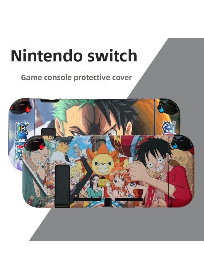 Generic - Applicable Switch Game Console Protective Cover Nintendo Split IMD Painted TPU Soft Case Drop-resistant-Model:One Piece-kimono - Image 1