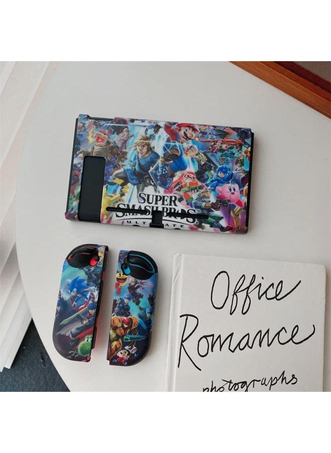 Generic - Applicable Switch Game Console Protective Cover Nintendo Split IMD Painted TPU Soft Case Drop-resistant-Model:One Piece-kimono - Image 1