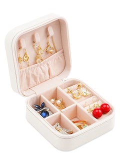 ORiTi Portable Travel Mini Jewelry Box Leather Jewellery Ring Organizer Case Storage Gift Box Girls Women  - Image 2