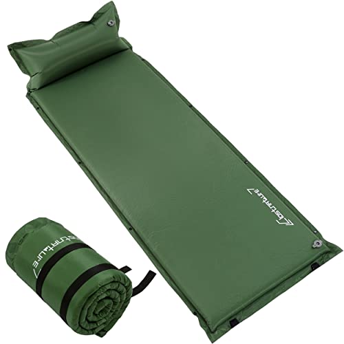 Clostnature Self Inflating Sleeping Pad for Camping - 1.5/2/3 inch Camping Pad, Lightweight Inflatable Camping Mattress Pad, Insulated Foam Sleeping Mat for Backpacking, Tent, Hammock - Image 1