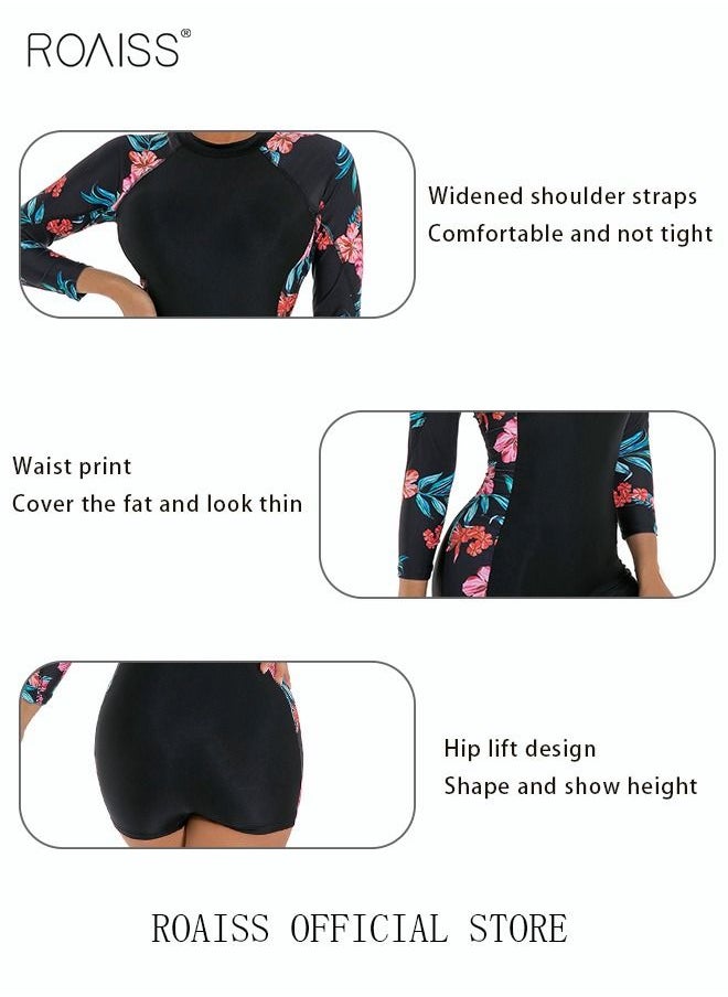 Women One Piece Backless Swimsuit Color Block Surf Clothes Long Sleeve Swimwear Conservative Beachwear Bathing Suit Sports Suits Jumpsuit - pzsku/Z3250CD7CA75370DAB8F6Z/45/_/1671593566/af1bfeeb-657b-4cf4-bb09-28cf1dd6943b