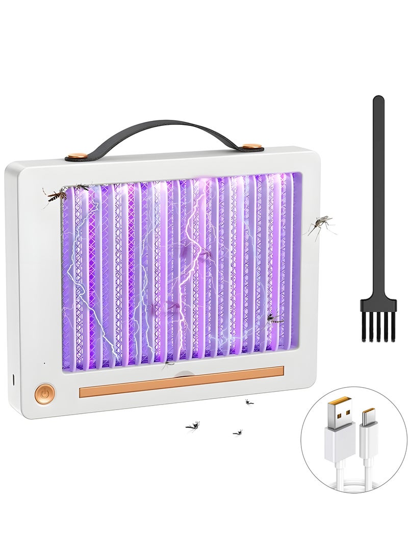 HOME 4 YOU LED Fly Zapper Indoor, 10 Years Lifespan Lamp Sustainable Less Power, Durable Bug Zapper, Fly Trap, Fly Catcher, Mosquito Repellent White.  - Image 1