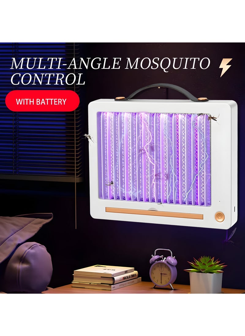 HOME 4 YOU LED Fly Zapper Indoor, 10 Years Lifespan Lamp Sustainable Less Power, Durable Bug Zapper, Fly Trap, Fly Catcher, Mosquito Repellent White.  - Image 2