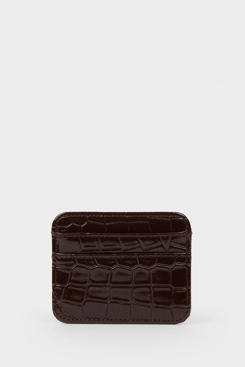 Defacto  Woman Faux Leather Business Card Wallet for Women | Best Price UAE