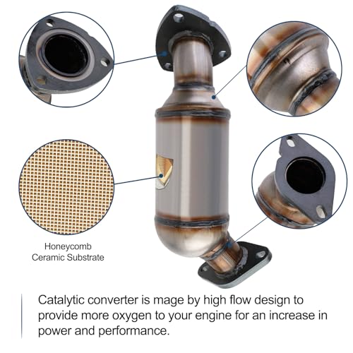 Kinwrdsn Catalytic Converter Compatible with Chevy Traverse 2009-2017 Compatible with GMC Acadia 2007-2017 Buick Enclave 2008-2017 Saturn Outlook 2007-2010 3.6L - Image 2