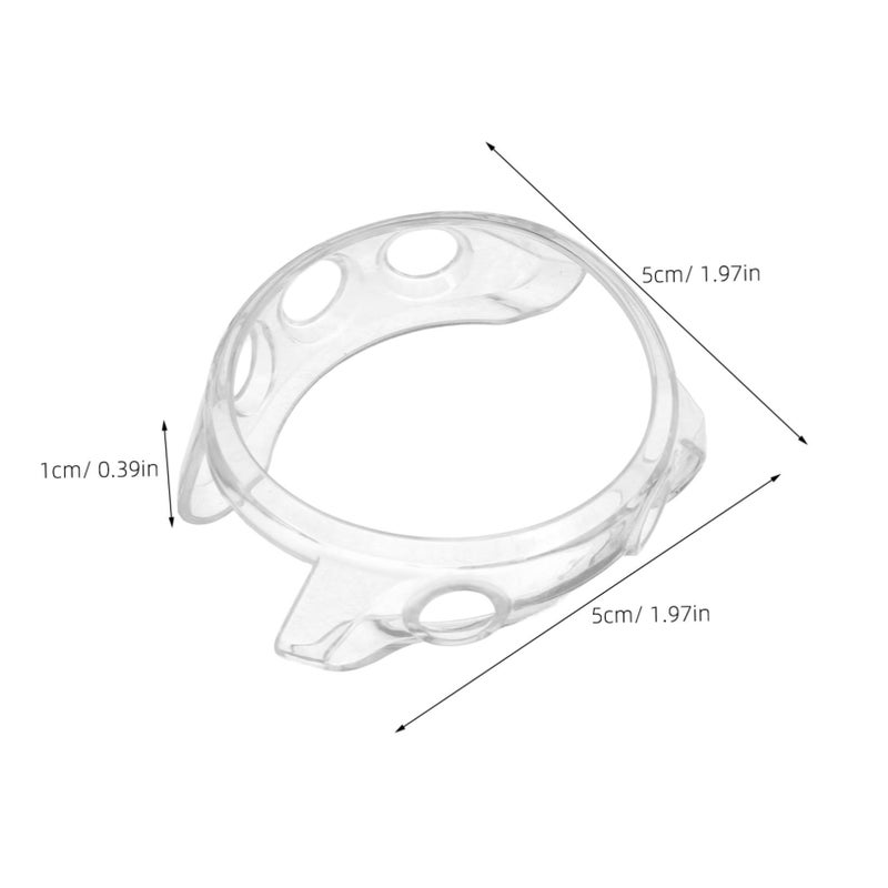 2 Pcs Electroplated Watch Case Cover Transparent TPU Protective Shell Scratch Resistant Design Precise Cutouts Easy Access Controls Sensors - Image 3